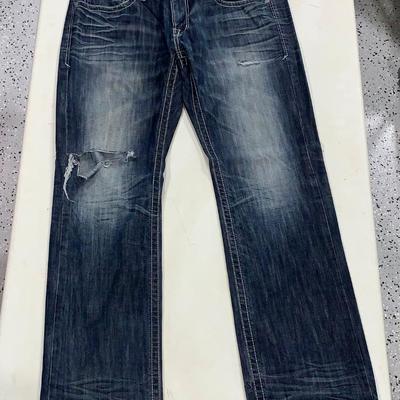 Vintage Men’s Distressed Salvage Jeans - Size 36L