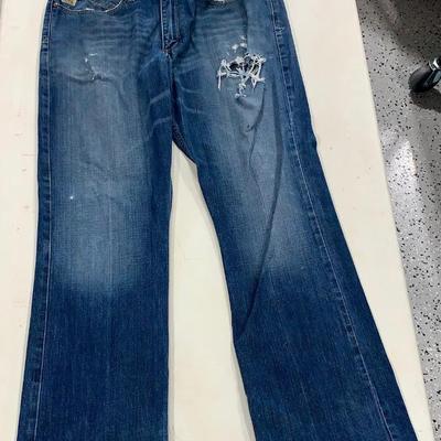 Vintage Cinch/Luke Distressed Jeans - Size 36 X 34