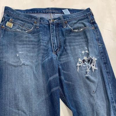 Vintage Cinch/Luke Distressed Jeans - Size 36 X 34