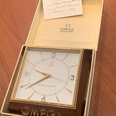 1959 Omega Watch Company Presentation Oversized Clock