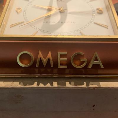 1959 Omega Watch Company Presentation Oversized Clock