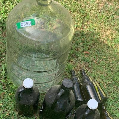 Glass Bottles Lot