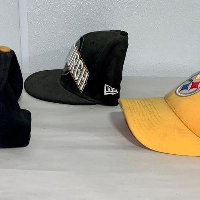 Lot of 3 Pittsburgh Steelers Caps