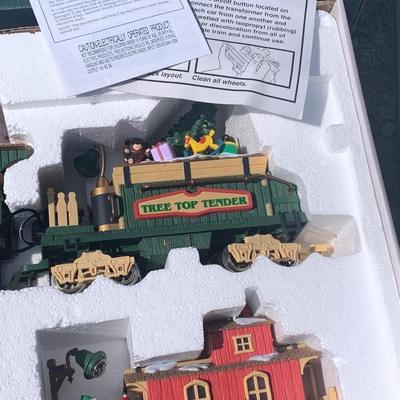 Holiday Express Animated Train Set In Box