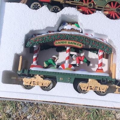 Holiday Express Animated Train Set In Box