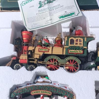 Holiday Express Animated Train Set In Box