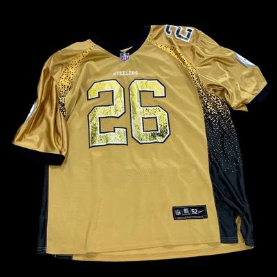 NFL Onfield Pittsburgh Steeler Leveon Bell No. 26 Jersey