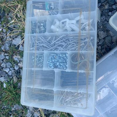 Huge Lot - Hardware DIY Project Pieces In Organizers