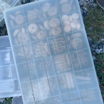 Huge Lot - Hardware DIY Project Pieces In Organizers