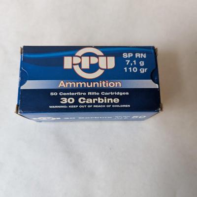 PPU 30 Carbine Ammunition