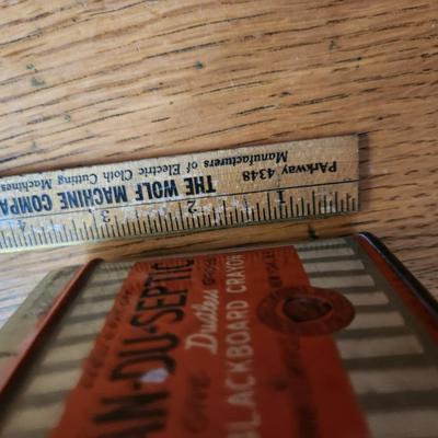 Vintage An-du-septic Chalk Tin