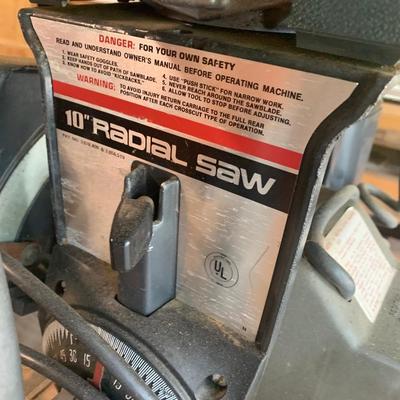 Craftsman 10” Radial Saw