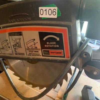 Craftsman 10” Radial Saw
