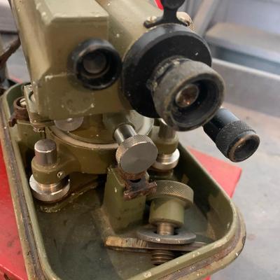 Military Surveying Sight Telescope Swiss Made w/ Hard Case