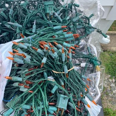 HUGE Christmas Tree Lights Lot
