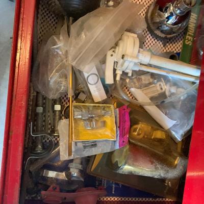 Large Shop Workbench Cabinet Vice + Misc Items