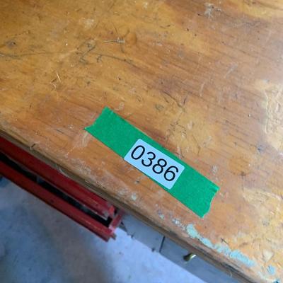 Large Shop Workbench Cabinet Vice + Misc Items