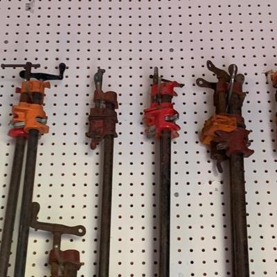 Large Lot Of Carpenters Vice Clamps