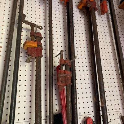 Large Lot Of Carpenters Vice Clamps