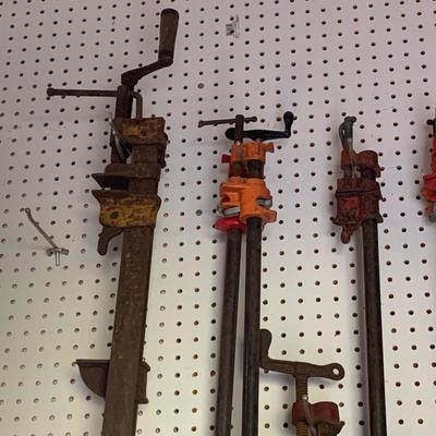 Large Lot Of Carpenters Vice Clamps