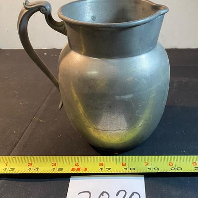 Vintage Pewter Pitcher