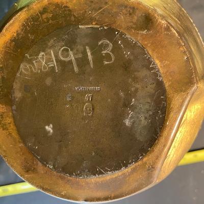 Wurttemberg 47 Large Brass Vase