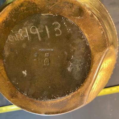 Wurttemberg 47 Large Brass Vase