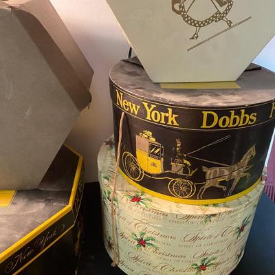 Vintage Hat Boxes