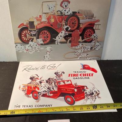 Tin Dalmatian Signs