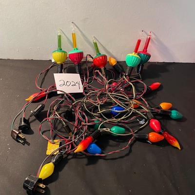Vintage Christmas Bubbling Lights