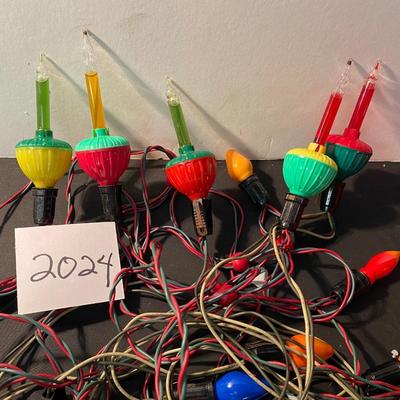 Vintage Christmas Bubbling Lights