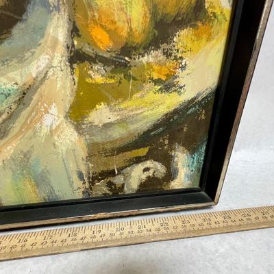 Framed Art: Original Oil Serigraph, "Open Window 2"