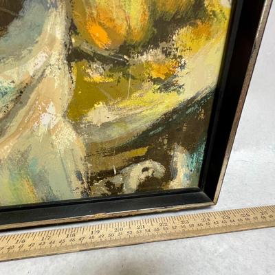 Framed Art: Original Oil Serigraph, "Open Window 2"