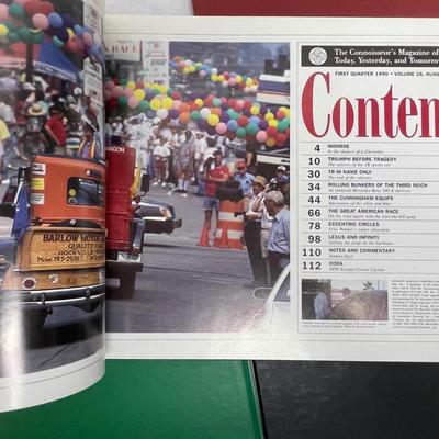 Vintage 1990 Automobile Quarterly Volume 28, Books: 1-4 - Hardback Car Books