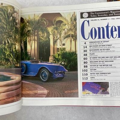 Vintage 1992 Automobile Quarterly Volume 31, Books: 1-4 - Hardback Car Books