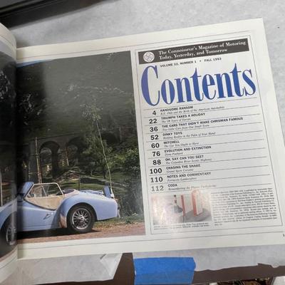Vintage 1994 Automobile Quarterly Volume 32, Books: 1-4 - Hardback Car Books
