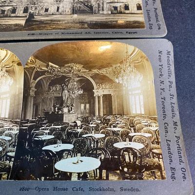 Vintage Underwood Stereograph Cards