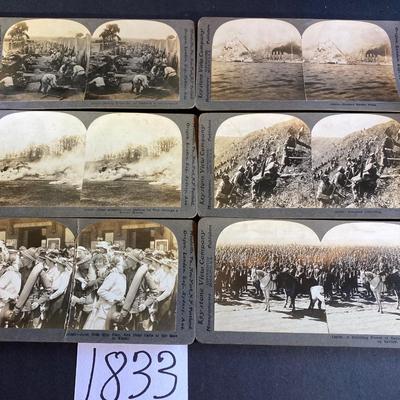 Vintage Keystone War Stereograph Cards
