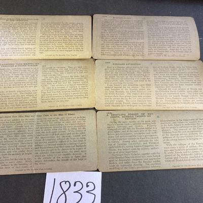 Vintage Keystone War Stereograph Cards