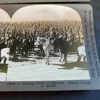Vintage Keystone War Stereograph Cards