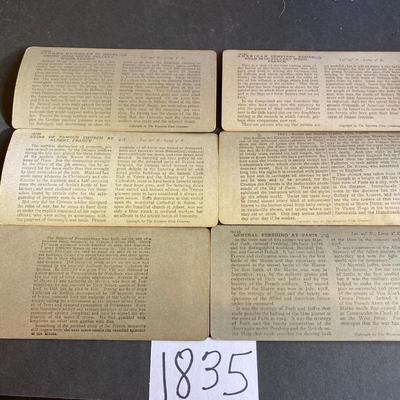 Vintage Keystone France Stereograph Cards