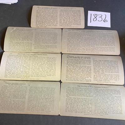 Vintage Keystone France War Stereograph Cards