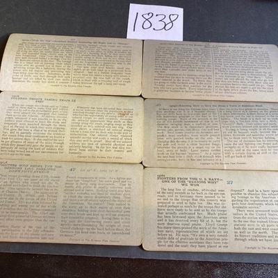 Vintage Keystone US Military Stereograph Cards