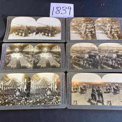 Vintage Keystone Stereograph War Cards