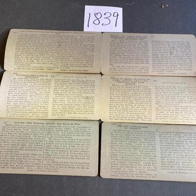 Vintage Keystone Stereograph War Cards