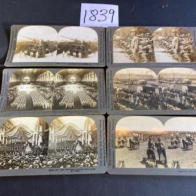 Vintage Keystone Stereograph War Cards