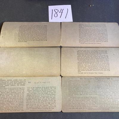 Vintage Keystone Stereograpg Cards