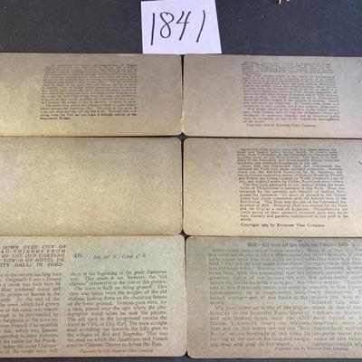 Vintage Keystone Stereograpg Cards