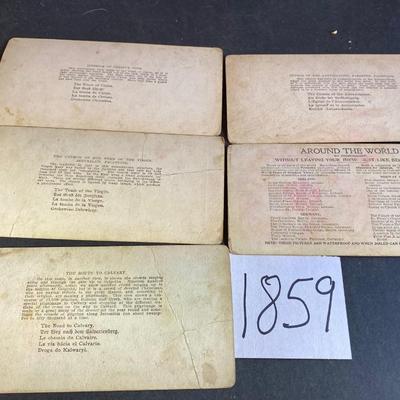 Vintage Stereograph Story of Jesus Cards