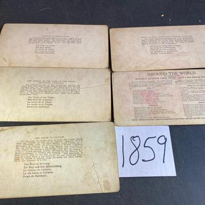 Vintage Stereograph Story of Jesus Cards